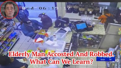 Elderly man accosted and robbed. What can we learn?