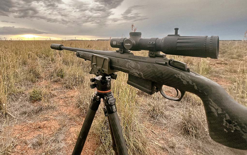 suppressed hunting rifle africa