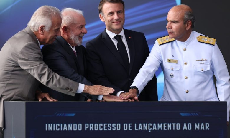 Macron wraps up South America trip with French submarines in mind