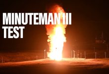 Watch the US Air Force carry out dramatic nighttime Minuteman III test