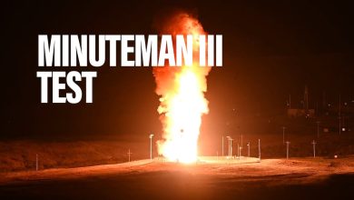 Watch the US Air Force carry out dramatic nighttime Minuteman III test