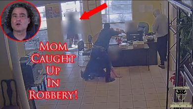 Mom And Her Child Caught In An Armed Robbery!