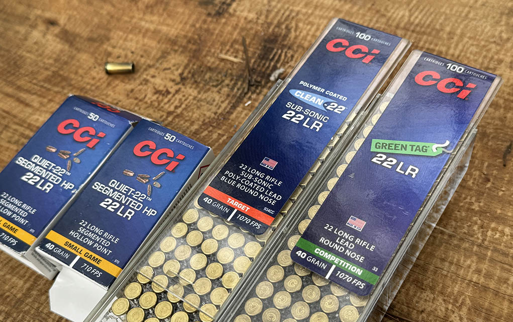 cci 22lr ammo