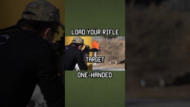 How to LOAD YOUR RIFLE ONE-HANDED WHEN INJURED #rifle #tacticalrifleman #shorts #training