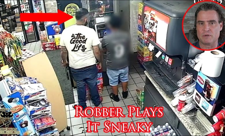 Sneaky Armed Robber Gives Plenty of Chances To Turn The Tables