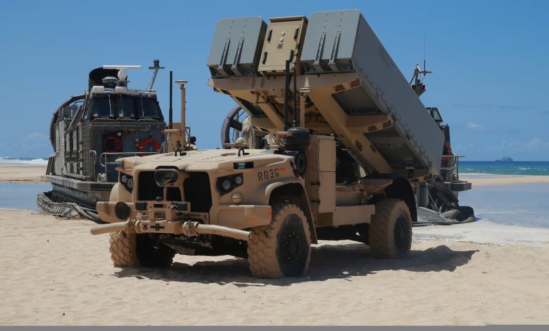 Marine Corps missile truck first to be produced with off-road autonomy