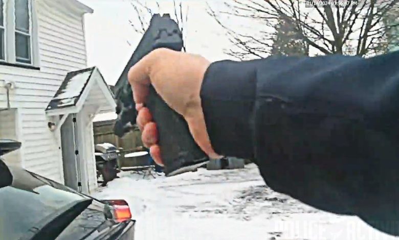 Bodycam Captures Police Shootout Between Armed Man and East Rochester Police Officer