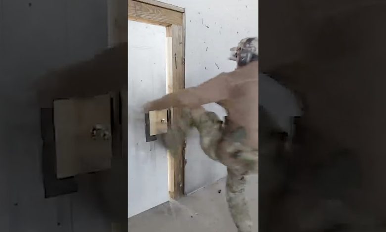 How to kick in a door #shorts #military #tips