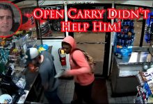 Gunfight Ensues After Open Carrier Has Firearm Yanked Off Him By Perp!