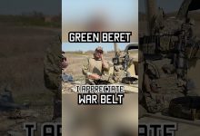 What’s in a GREEN BERET war belt? #reels #military #specialforces #greenberet #shorts