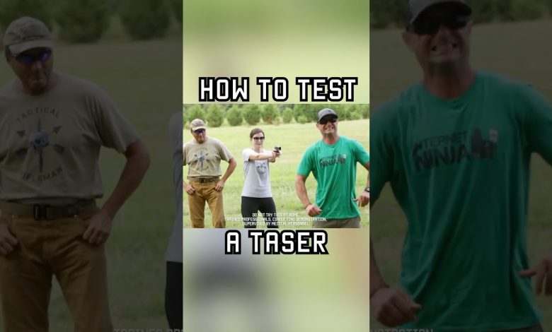 How to test a TASER #navyseal #taser #reels #military