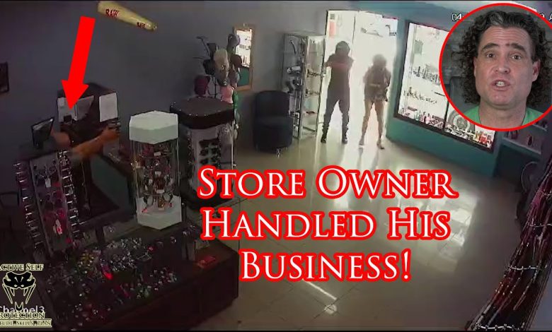 Jewelry Store Owner Wins Against Two Armed Robbers