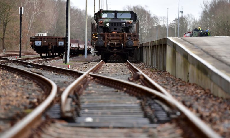 Dutch military adds railway steel to rush troops to NATO’s east flank