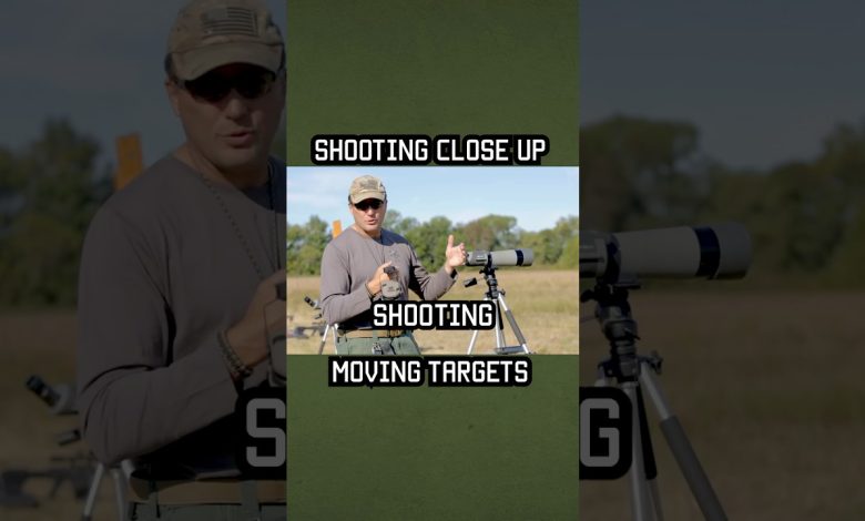 How to engage CLOSE-UP MOVING TARGETS #reels #tacticalrifleman #military #sniper