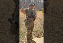 Can you be accurate while in FIGHT OR FLIGHT? #reels #training #military