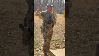 Can you be accurate while in FIGHT OR FLIGHT? #reels #training #military