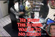 Clerk Sees Armed Robber Ahead of Time, Gets Prepared