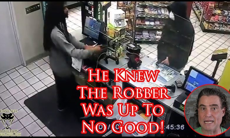 Clerk Sees Armed Robber Ahead of Time, Gets Prepared