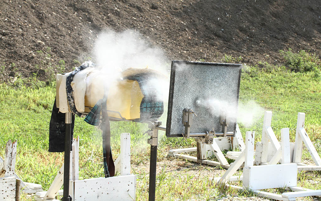 45 acp glass gel test