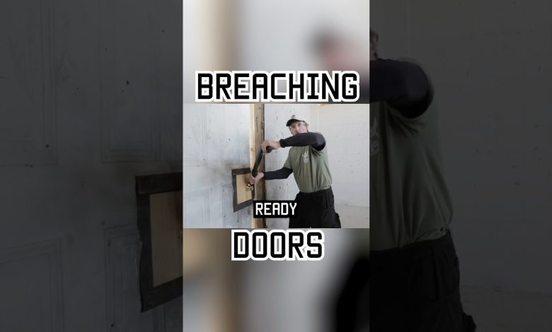 How to breach a door in style. #shorts #reels #military