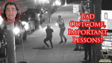 Robber Gets The Drop On Armed Defender