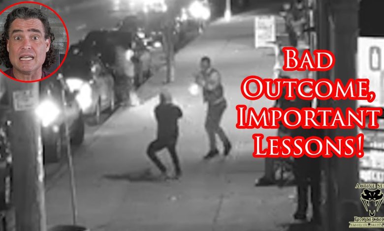 Robber Gets The Drop On Armed Defender