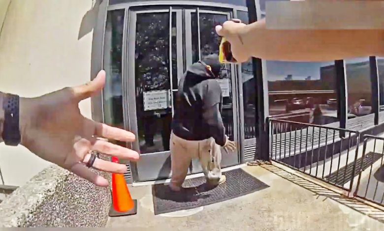 Police Tase Suspect Who Crashed Stolen Box Truck During a Wild Pursuit