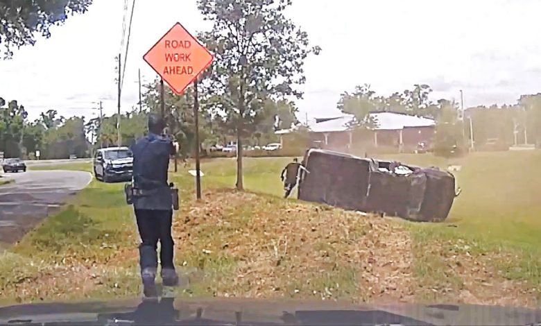 Police Shoot Armed Robbery Suspect After Crashing During Pursuit