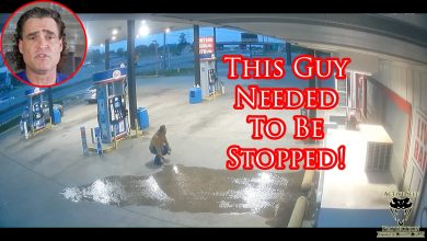 Clerk Has to Stop Unstable Man From Lighting Kerosene Pump On Fire!