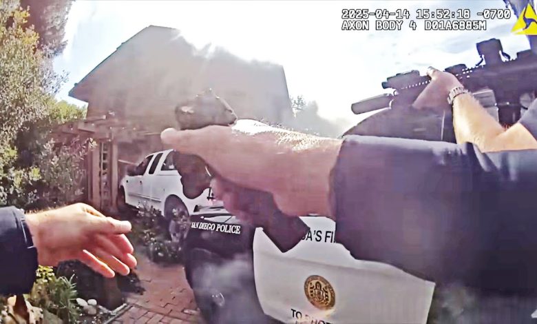 SWAT Officers Shoot Suspect Who Fired Gun And Fled Through San Diego