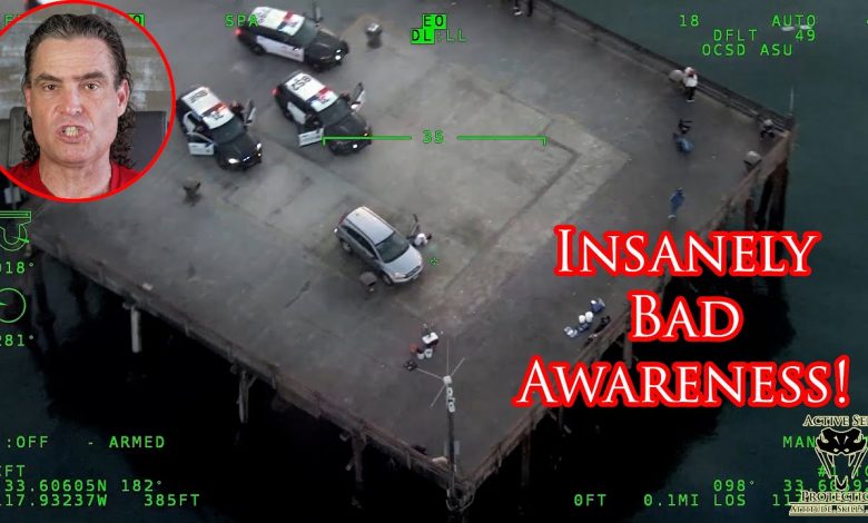 Oblivious Bystanders Watch Santa Ana Officers Take On Armed Suspect