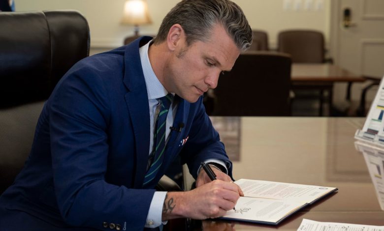 Hegseth directs reorg of Pentagon testing office, appoints new leader Hegseth directs reorg of Pentagon testing office, appoints new leader