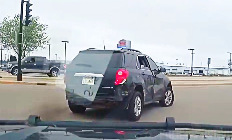 Wild Car Chase Tears Through Ditch Field and Airport Runway in Fond du Lac