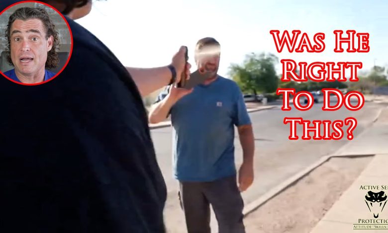 First Amendment Auditor Pepper Sprays Belligerent Filming Subject