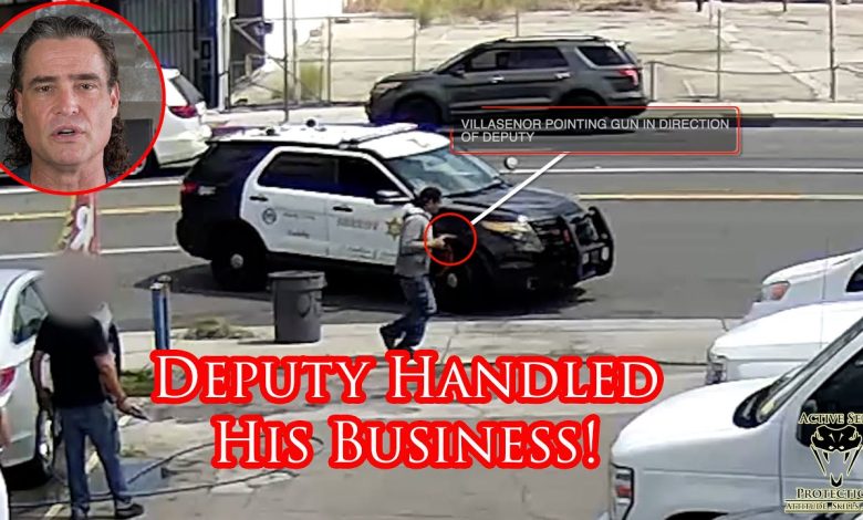 Deputy Puts Armed Robber Down