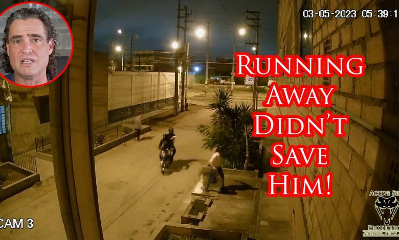 Victim Shot While Running From Moto Robbers