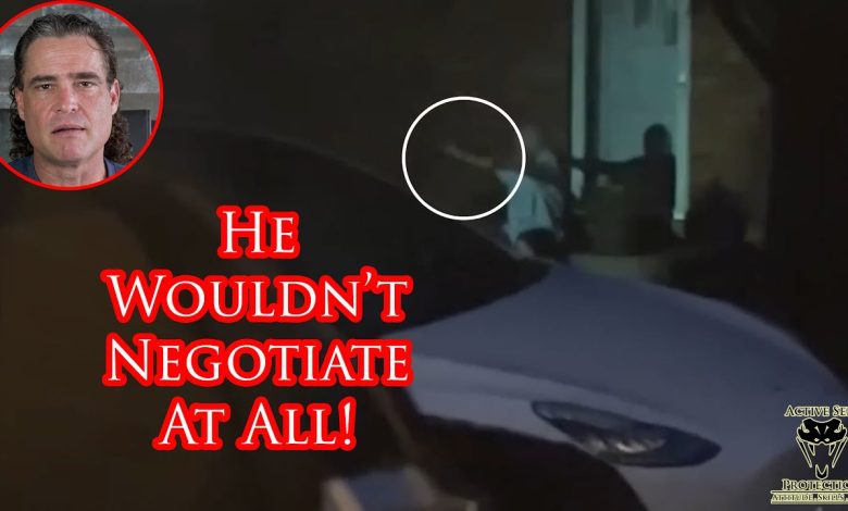 Officers Immediately Meet Armed Belligerent Man In Missouri