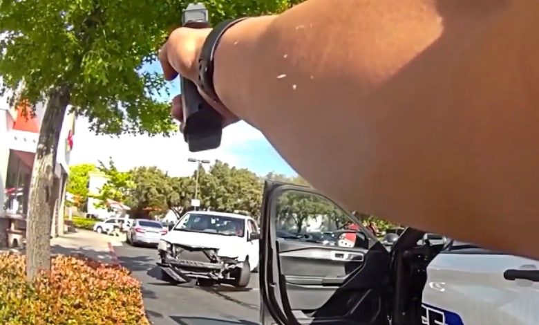 Manteca Police Officers Shoot Man After He Rams Patrol Cars at In-N-Out