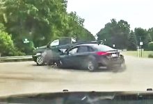 Suspect Flees Cops in Stolen Car Then Wrecks into Pickup Truck