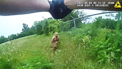Cop Shoots Armed Naked Suspect After Foot Pursuit