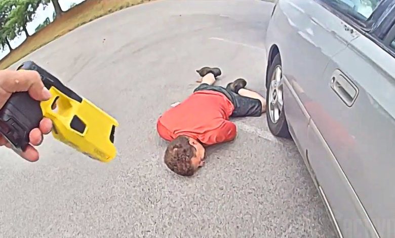 Bodycam Shows Kentucky State Trooper Tasing and Macing Man on the Ground