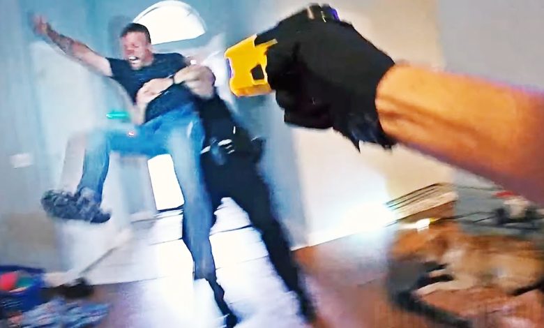 Moore Police Officer Tases and Body-Slams Suspect Who Broke into a Home