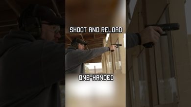 Did you know reloading your pistol one-handed is easier than it looks? #shorts #reload #tips
