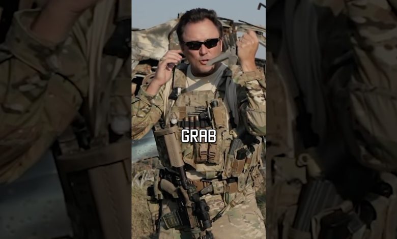 Why you should bring a knife to a gunfight. #shorts #knifeskills #military