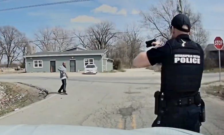 Indianapolis Cop Shoots Double Murder Suspect After He Points Gun