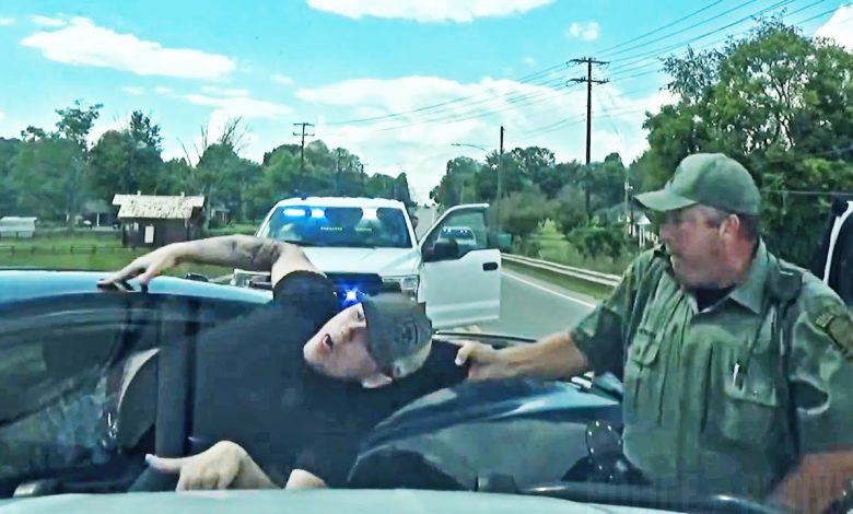 Reckless Driver Yanked Out of Car After Swerving at Deputy During Chase
