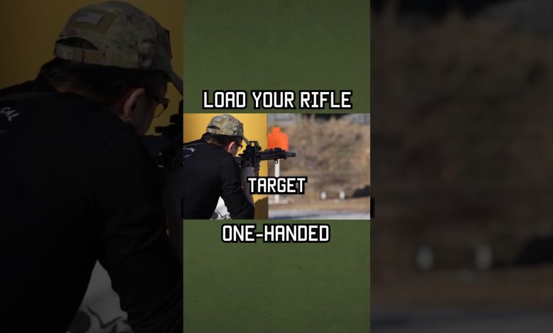 Injured? Here’s how to load ONE-HANDED #shorts #military #specialforces