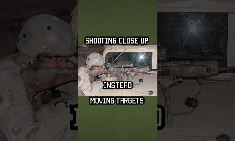 How to take down close-up moving targets #military #tips #shorts #shots
