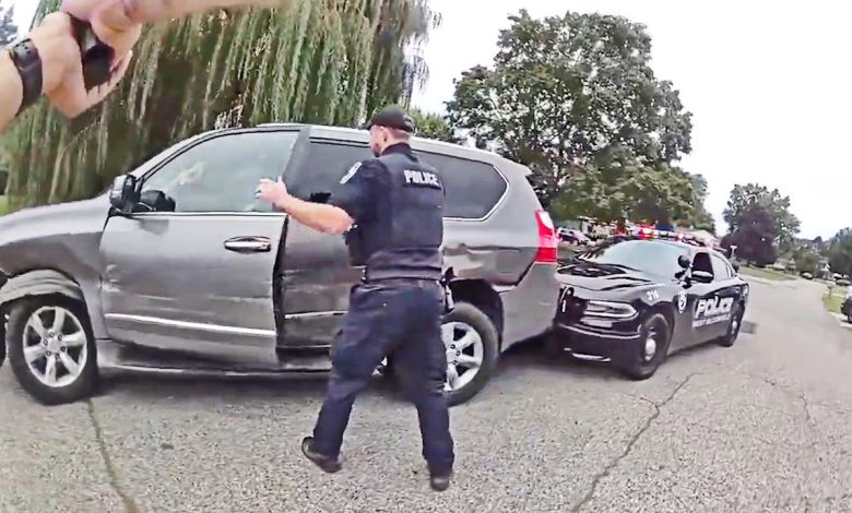 Fleeing Suspect Crashes into Police Cruisers after Attacking Planet Fitness Staff