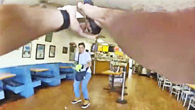 Bystander Grapples Armed Suspect Moments Before Shooting